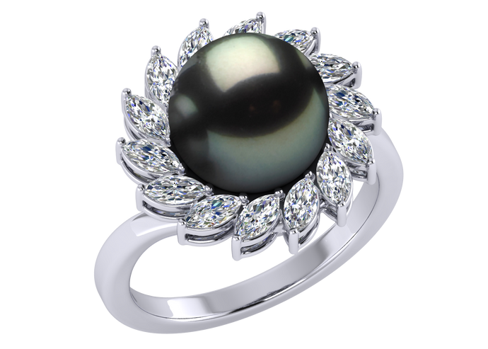 Tahitian Pearl Ximena Ring