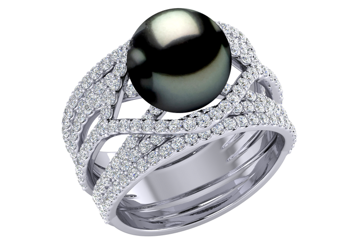 Tahitian Pearl Alexandra Ring