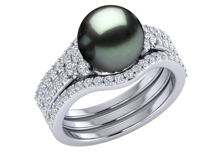 Tahitian Pearl Bailey Ring