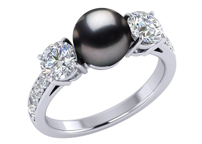 Tahitian Pearl Melody Ring