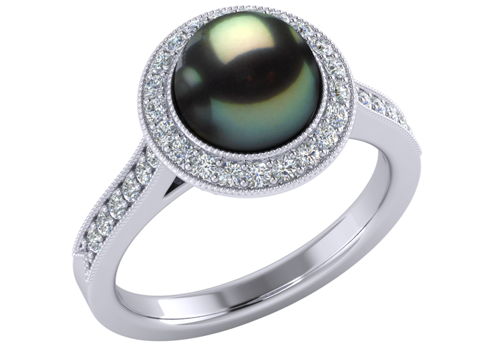 Tahitian Pearl Ella Ring