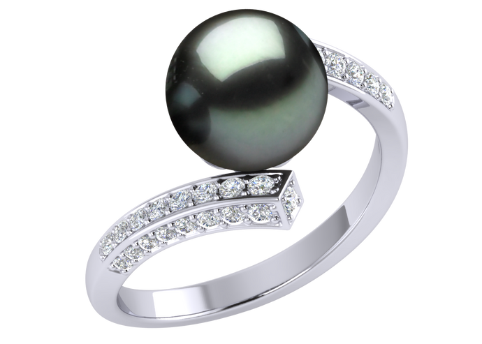 Tahitian Pearl Alyssa Ring