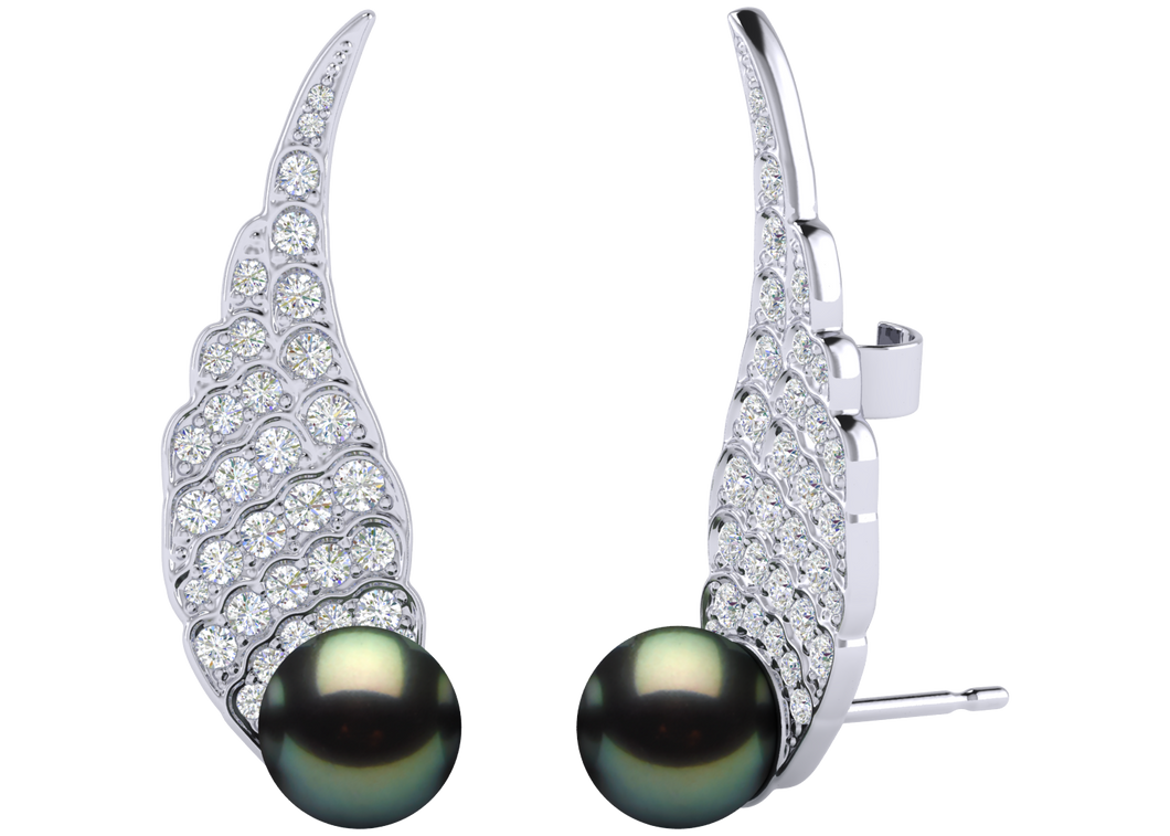 Tahitian Pearl Ariel Earring