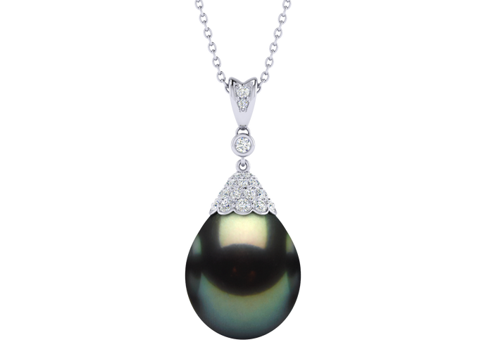 Tahitian Pearl Emery Pendant