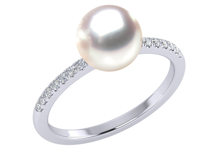 South Sea Pearl Paisley ring