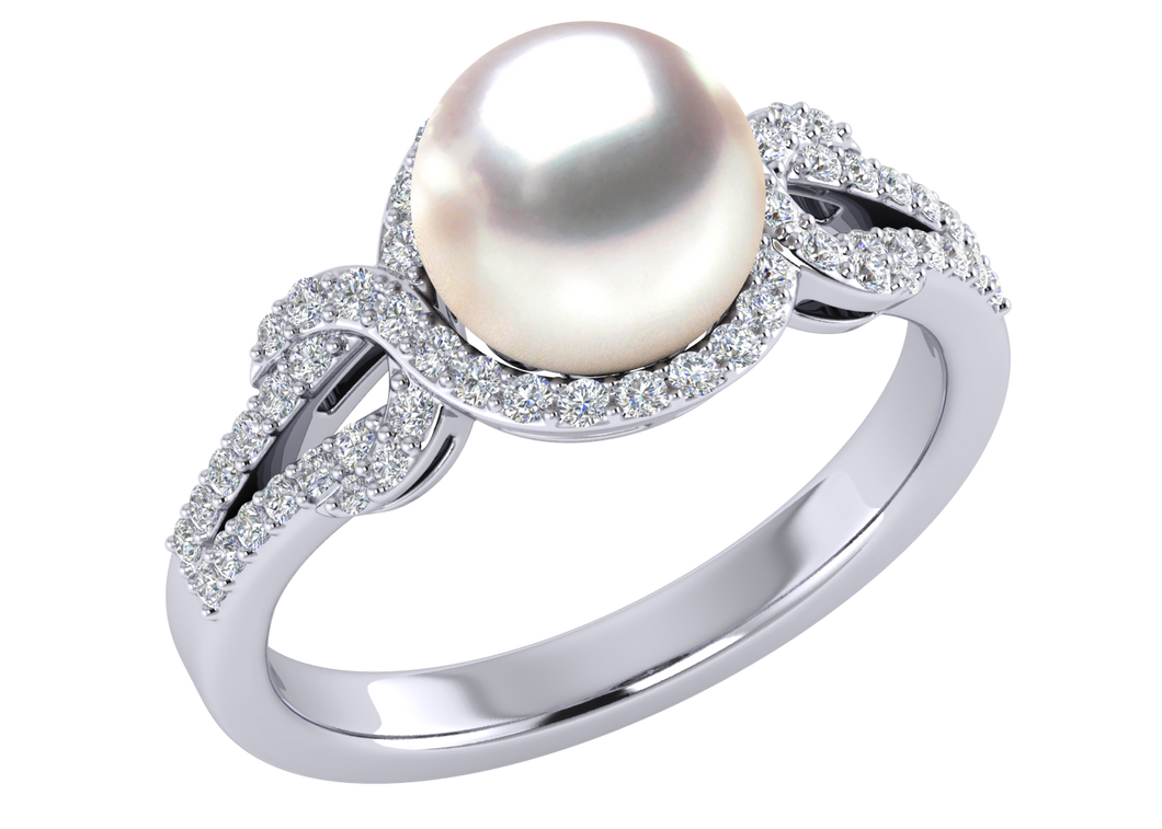 South Sea Pearl Willow ring