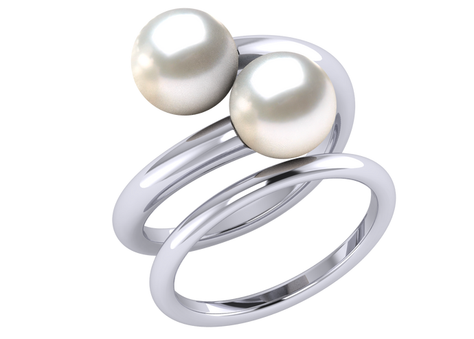 South Sea Pearl Ivy ring