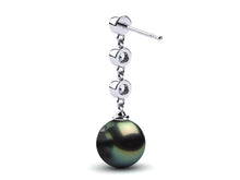 Load image into Gallery viewer, Tahitian Pearl Diamond Cascade Earring