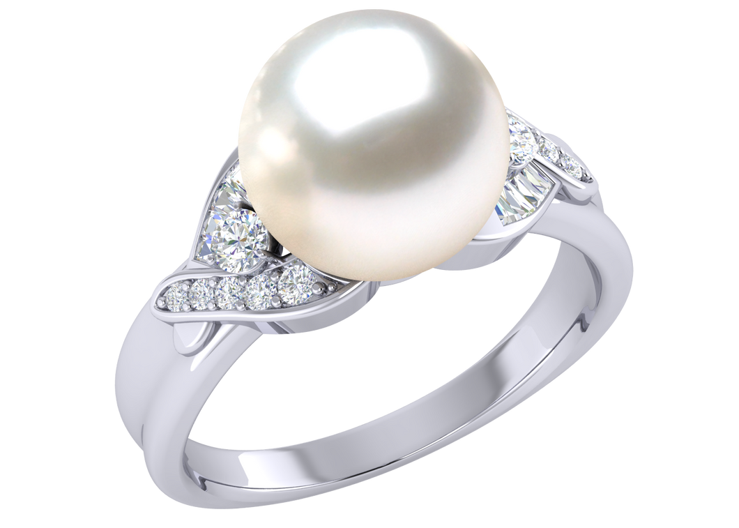South Sea Pearl Jasmine ring
