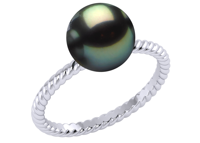 Tahitian Pearl Aurora Ring