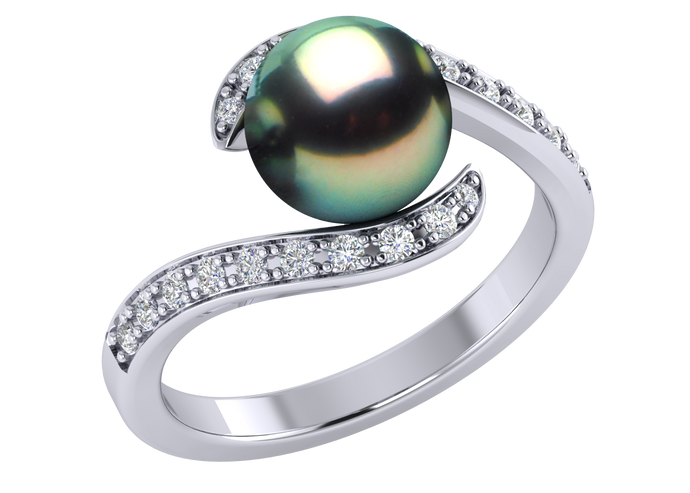 Tahitian Pearl Brooklyn Ring