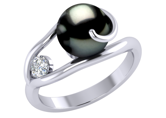 Tahitian Pearl Elena Ring