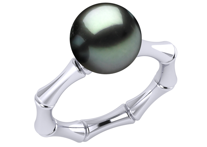 Tahitian Pearl Serenity Ring