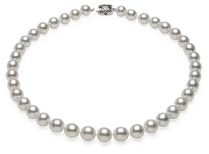 8 x 10mm White South Sea Pearl Necklace