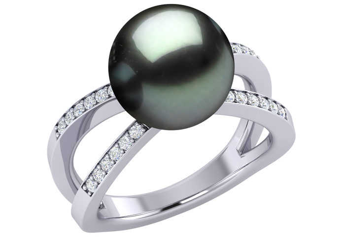 Tahitian Pearl Piper Ring