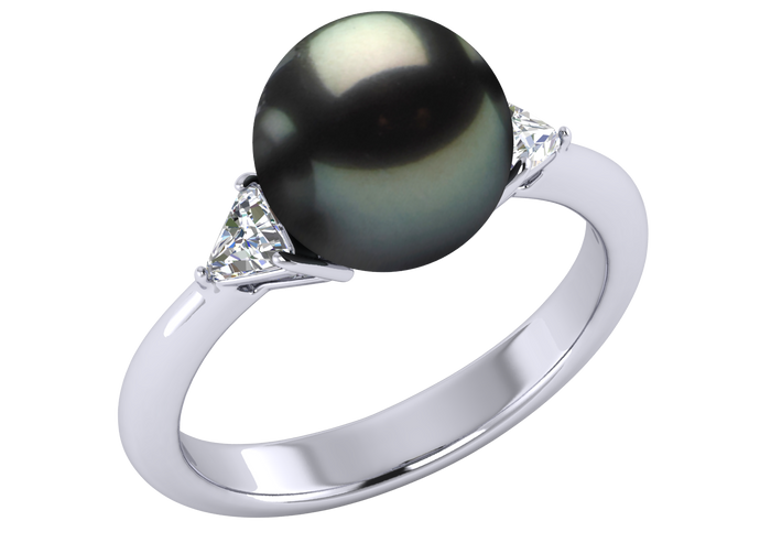 Tahitian Pearl Vivian Ring