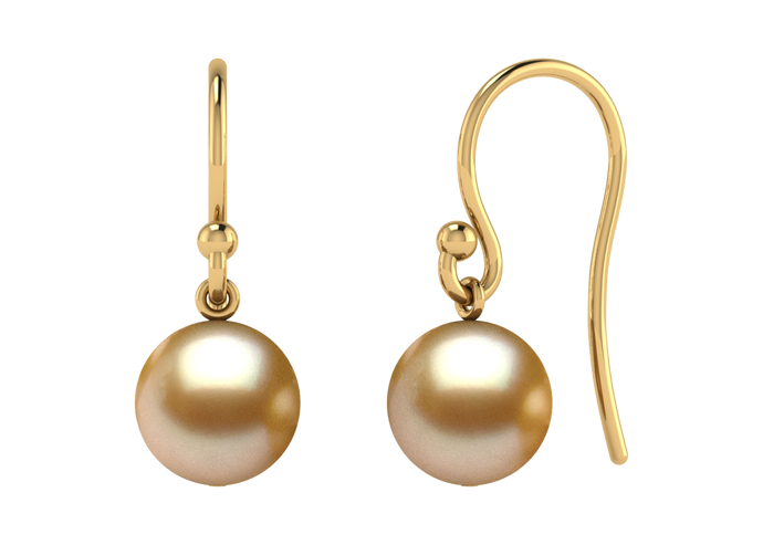 Golden South Sea Pearl Lia Earring