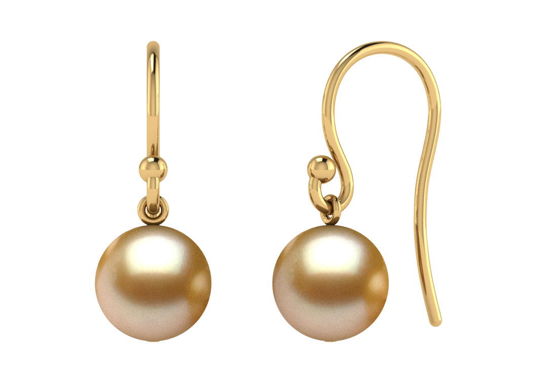 Golden South Sea Pearl Lia Earring