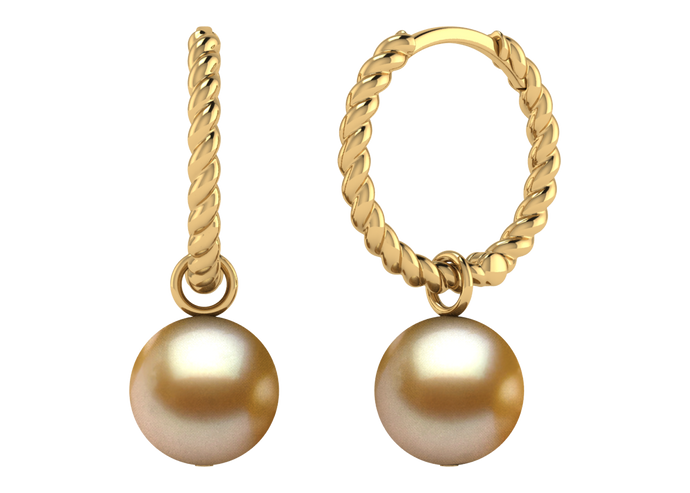 Golden South Sea Pearl Lexi Earring