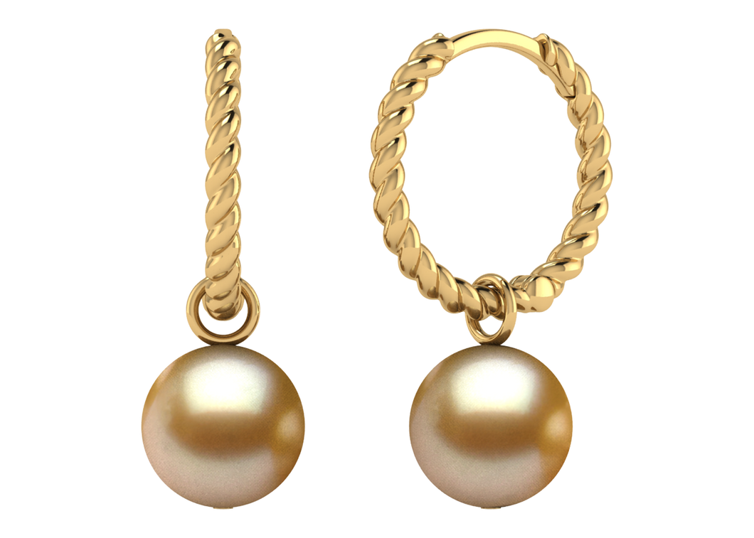 Golden South Sea Pearl Lexi Earring