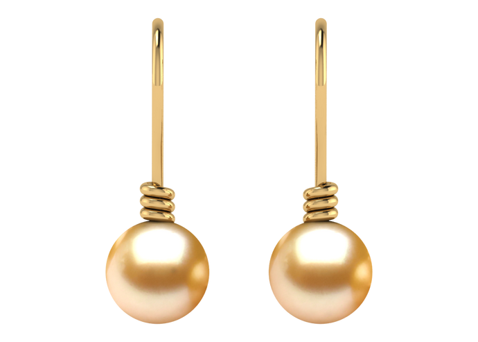 Golden South Sea Pearl Haley Earring