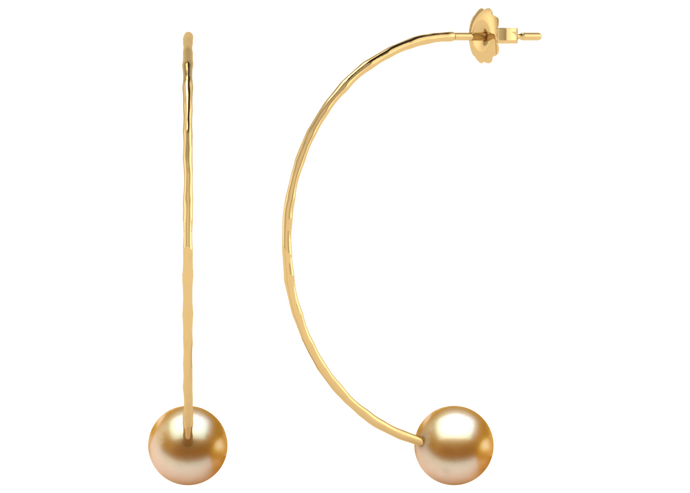 Golden South Sea Pearl Kaitlyn Earring