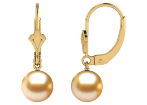 Golden South Sea Pearl Danielle Earring