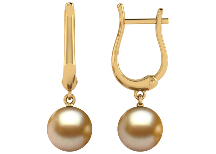 Golden South Sea Pearl Ainsley Earring