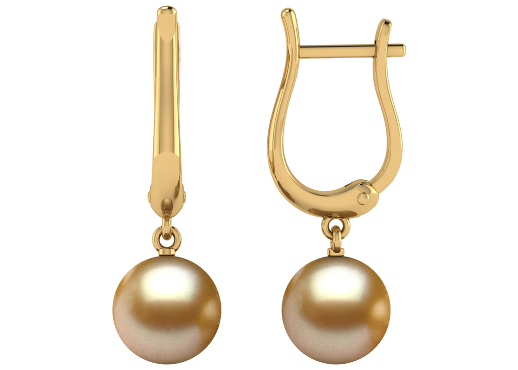 Golden South Sea Pearl Ainsley Earring