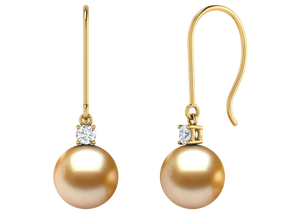 Golden South Sea Pearl Kiara Earring