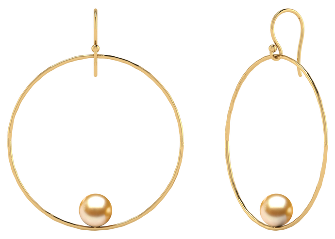 Golden South Sea Pearl Millie Earring