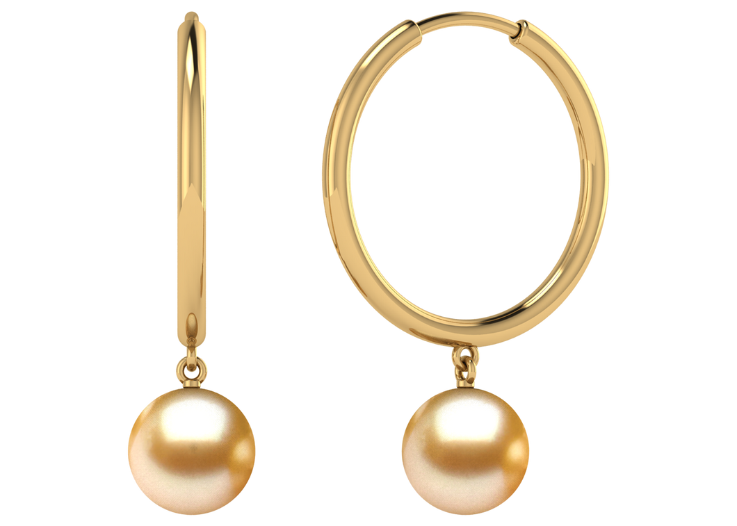 Golden South Sea Pearl Maddison Earring