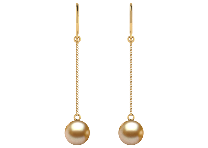 Golden South Sea Pearl Kylee Earring