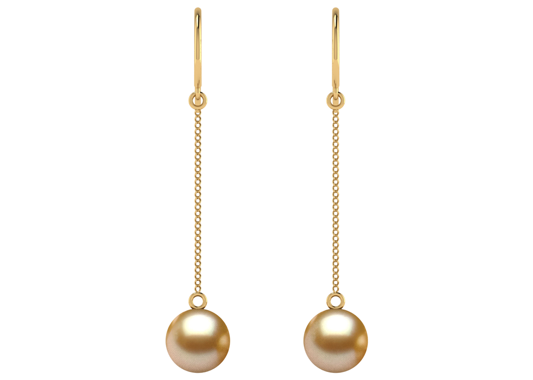 Golden South Sea Pearl Kylee Earring