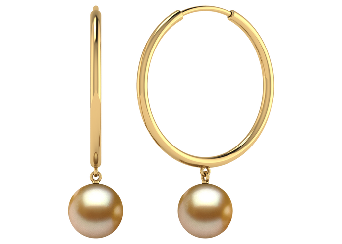 Golden South Sea Pearl Heidi Earring