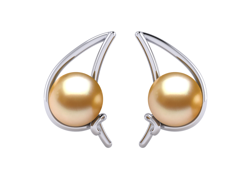 Golden South Sea Pearl Alondra Earring
