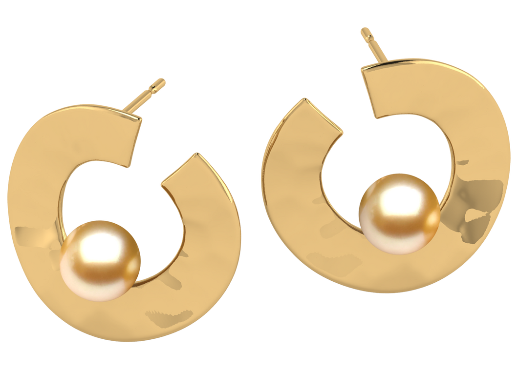 Golden South Sea Pearl Gracelynn Earring