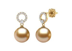 Golden South Sea Pearl Elle Earring