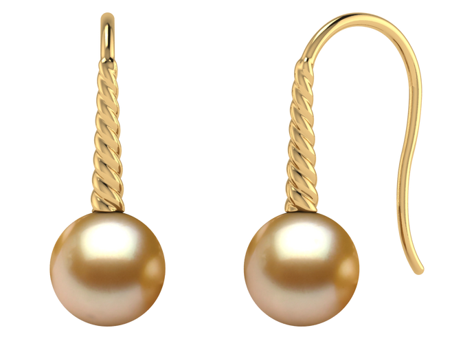 Golden South Sea Pearl Addilyn Earring