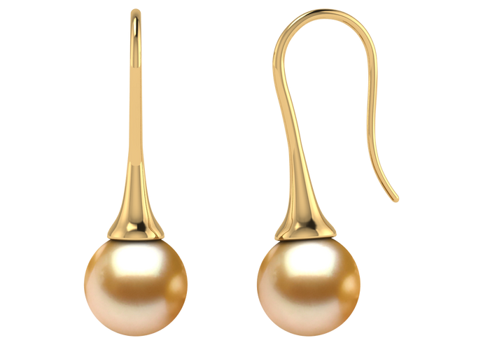 Golden South Sea Pearl Kira Earring