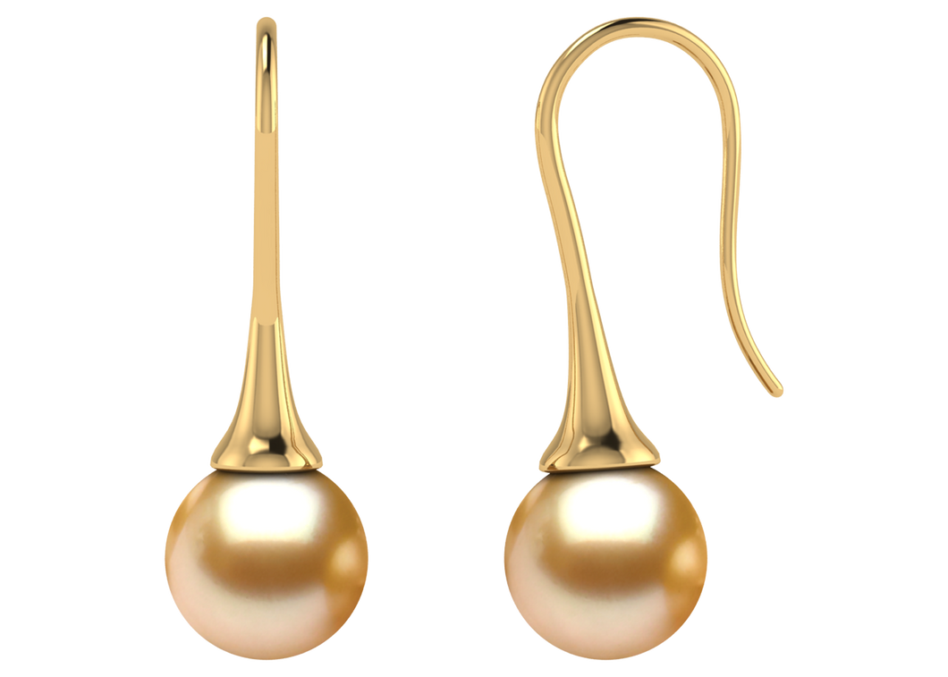 Golden South Sea Pearl Kira Earring