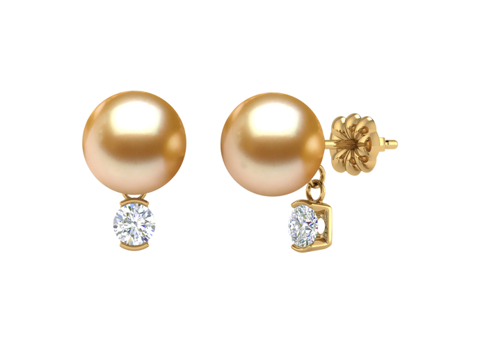 Golden South Sea Pearl Skyler Earring