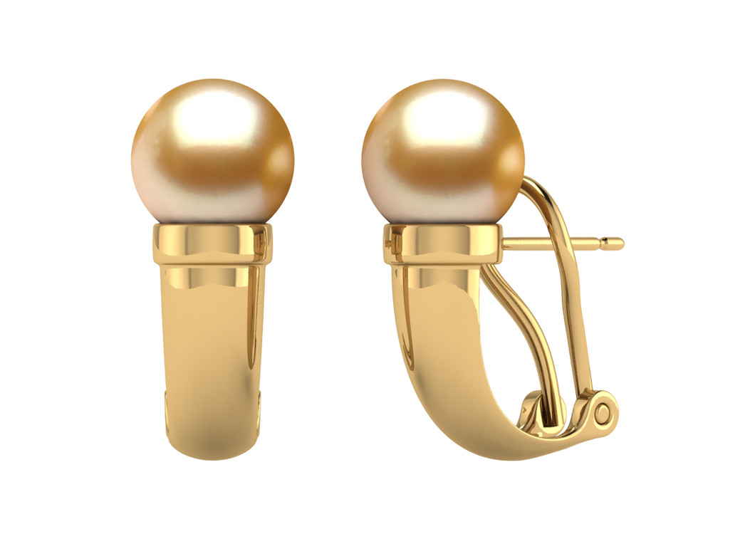 Golden South Sea Pearl Daphne Earring