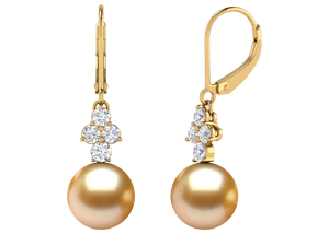 Golden South Sea Pearl Mikayla Earring