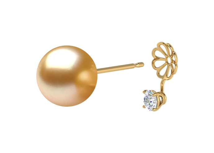 Golden South Sea Pearl Nadia Earring