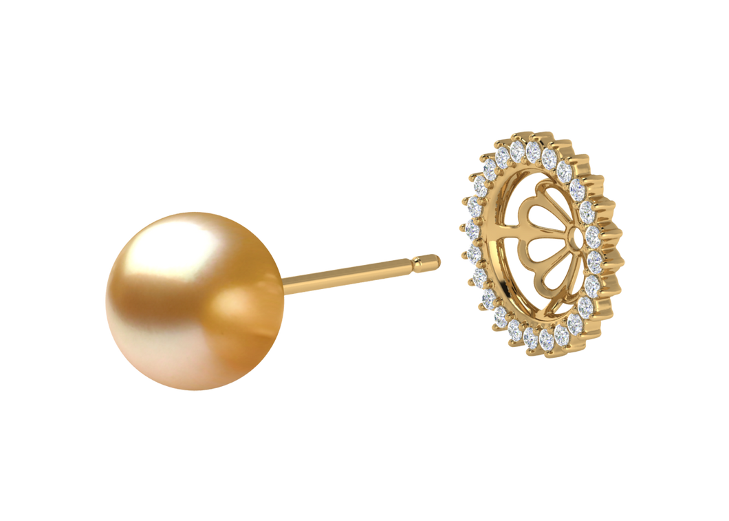 Golden South Sea Pearl Gia Earring