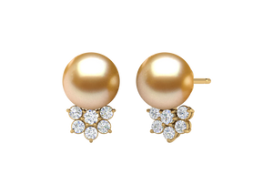 Golden South Sea Pearl Christina Earring