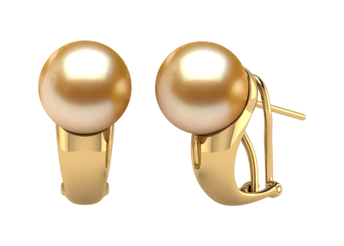 Golden South Sea Pearl Anaya Earring