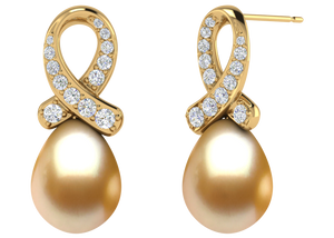 Golden South Sea Pearl Ophelia Earring