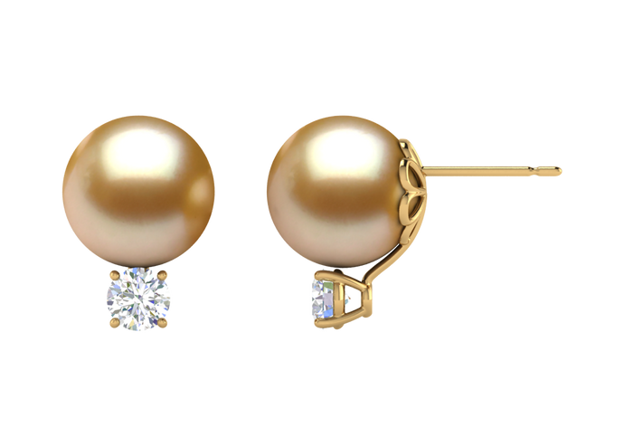 Golden South Sea Pearl Camryn Earring